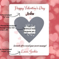 Load image into Gallery viewer, This image shows the "Happy Valentine's Day 2" design.