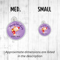 Load image into Gallery viewer, This image shows medium and small Personalized Holiday Stickers - Christmas Ornament next to each other.