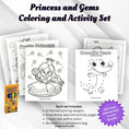 Load image into Gallery viewer, This image shows the optional coloring and activity sets that can be added to the order.
