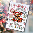 Load image into Gallery viewer, This image shows the cover of the Personalized Christmas Gift Card Book with Stickers and PVC Cover - Christmas Deer.