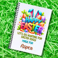 Load image into Gallery viewer, This image shows the Personalized Easter Compact 5"x7" Gift Card Book with Stickers and PVC Cover - Happy Easter.