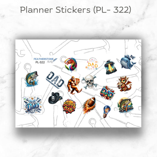 PL-322 5x7 Planner Labels