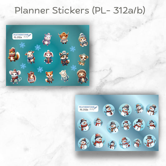 PL-312 5x7 Planner Labels