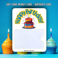 Load image into Gallery viewer, This image shows the Birthday Cake Gift Card Holder Money Card.