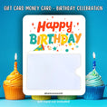 Load image into Gallery viewer, This image shows the Birthday Celebration Gift Card Holder Money Card.