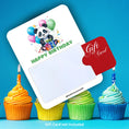 Load image into Gallery viewer, This image shows a gift card partially inside the Panda Birthday Gift Card Holder Money Card.