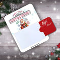 Load image into Gallery viewer, This image shows a gift card partially inside the Christmas Delivery Gift Card Money Card.
