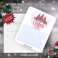Load image into Gallery viewer, This image shows the Christmas Vibes Gift Card Money Card with the included A2 envelope.