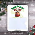 Load image into Gallery viewer, This image shows the Happy Reindeer Gift Card Money Card.
