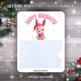 Load image into Gallery viewer, This image shows the Holiday Bunny 2 Gift Card Money Card.