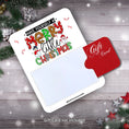 Load image into Gallery viewer, This image shows a gift card partially inside the Merry Little Christmas Gift Card Holder Money Card.