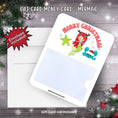 Load image into Gallery viewer, This image shows the Mermaid Gift Card Holder Money Card with the included A2 envelope.