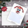 Load image into Gallery viewer, This image shows the Robot Gift Card Holder Money Card with the included A2 envelope.