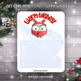 Load image into Gallery viewer, This image shows the Warm Wishes Owl Gift Card Holder Money Card.