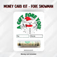 Load image into Gallery viewer, This image shows the Fore money card with money tube attached.