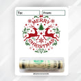 Load image into Gallery viewer, This image shows the money tube attached to the Christmas Deer money card.