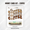 Load image into Gallery viewer, This image shows the money tube attached to the Coffee Money Card.