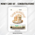 Load image into Gallery viewer, This image shows the money tube attached to the Congratulations Money Card.