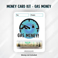 Load image into Gallery viewer, This image shows the money tube attached to the Gas Money 1 Money Card.