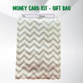 Load image into Gallery viewer, This image shows a money card in the included gift bag.