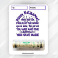 Load image into Gallery viewer, This image shows the money tube attached to the Happy Retirement 3 Retirement Money Card Kit.