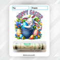 Load image into Gallery viewer, This image shows the money tube attached to the Hoppy Easter 1 Easter Money Card.