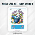 Load image into Gallery viewer, This image shows the Hoppy Easter 1 Easter Money Card without the money tube.