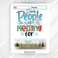 Load image into Gallery viewer, This image shows the money tube attached to the Worth Melting For Money Card.