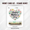 Load image into Gallery viewer, This image shows the Flower Heart Mother's Day Money Card Kit.