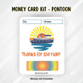 Load image into Gallery viewer, This image shows he Pontoon Money Card Kit without the money tube attached.