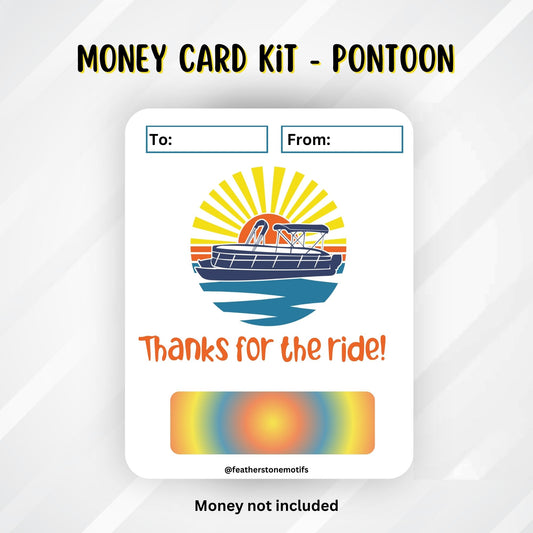 This image shows he Pontoon Money Card Kit without the money tube attached.