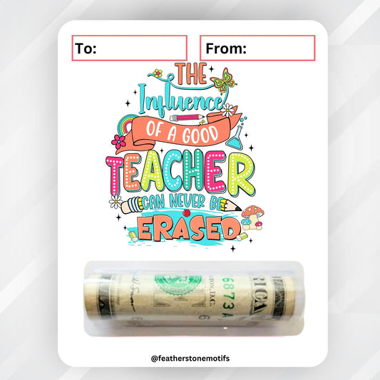 This image shows the Teacher Influence Money Card Kit.