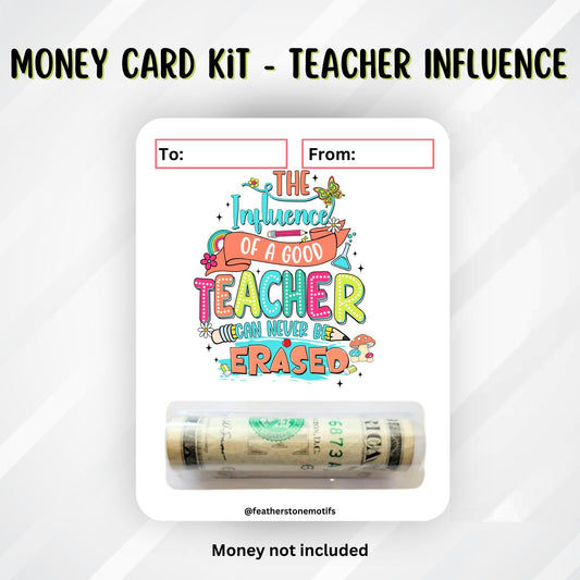 This image shows the Teacher Influence Money Card Kit.