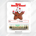 Load image into Gallery viewer, This image shows the money tube attached to the Warm Wishes Money Card.