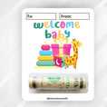Load image into Gallery viewer, This image shows the money card attached to the Welcome Baby Money Card.