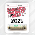 Load image into Gallery viewer, This image show the You Did It 2025 Graduation Money Card Kit.