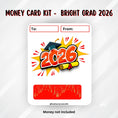 Load image into Gallery viewer, This image shows 2026 Graduation Money Card Kit without the money tubed attached.