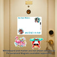 Load image into Gallery viewer, This image shows the magnetic whiteboard and pen available as part of the No Bull Cruise Magnet Accessories.