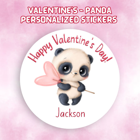 This cover page shows the personalized valentine sticker on a pink cloudy background.