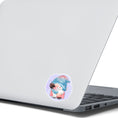 Load image into Gallery viewer, This image shows the gnome with a popsicle on the back of an open laptop.