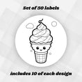 Load image into Gallery viewer, This image shows one of the Kawaii Sweet Treat designs.