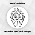Load image into Gallery viewer, This image shows one of the Kawaii Sweet Treat designs.