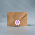 Load image into Gallery viewer, This image shows a Kawaii Sweet Treat label on the back of an envelope.