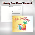 Load image into Gallery viewer, This image shows the Hello from Home postcard included in the Camp Postcard Kit - Vacation in the Sun.