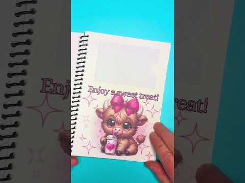 Personalized Mother's Day Compact 5"x7" Gift Card Book with Stickers and PVC Cover - Tiger