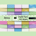 Load image into Gallery viewer, Scrapbookers, this is what you've been looking for! This springtime themed bundle has 30 unique images that can be printed or used as digital backgrounds.