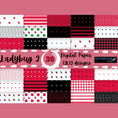 Load image into Gallery viewer, Scrapbookers, this is what you've been looking for! This ladybug themed bundle has 30 unique images that can be printed or used as digital backgrounds.