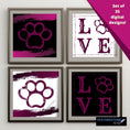 Load image into Gallery viewer, Pets are a huge part of may people's lives, so celebrate them with this set of 35 digital images! Use for craft projects like handmade coasters and greeting cards, or frame and hang them on the wall.