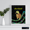 Load image into Gallery viewer, The Be YOU! digital download features 8 designs in 5 different colors for a total of 40 different images! Each image has an animal - lion, hippo, cow, turtle, giraffe, rino, fox, and elephant - playing a musical instrument with an inspirational message to "Be" joyful, brave, peaceful, kind, adorable, awesome, playful, and cute.