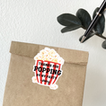 Load image into Gallery viewer, Personalized Thanks for Popping By My Party Stickers